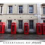 Cabine telefonice din Londra, desigur rosii :)