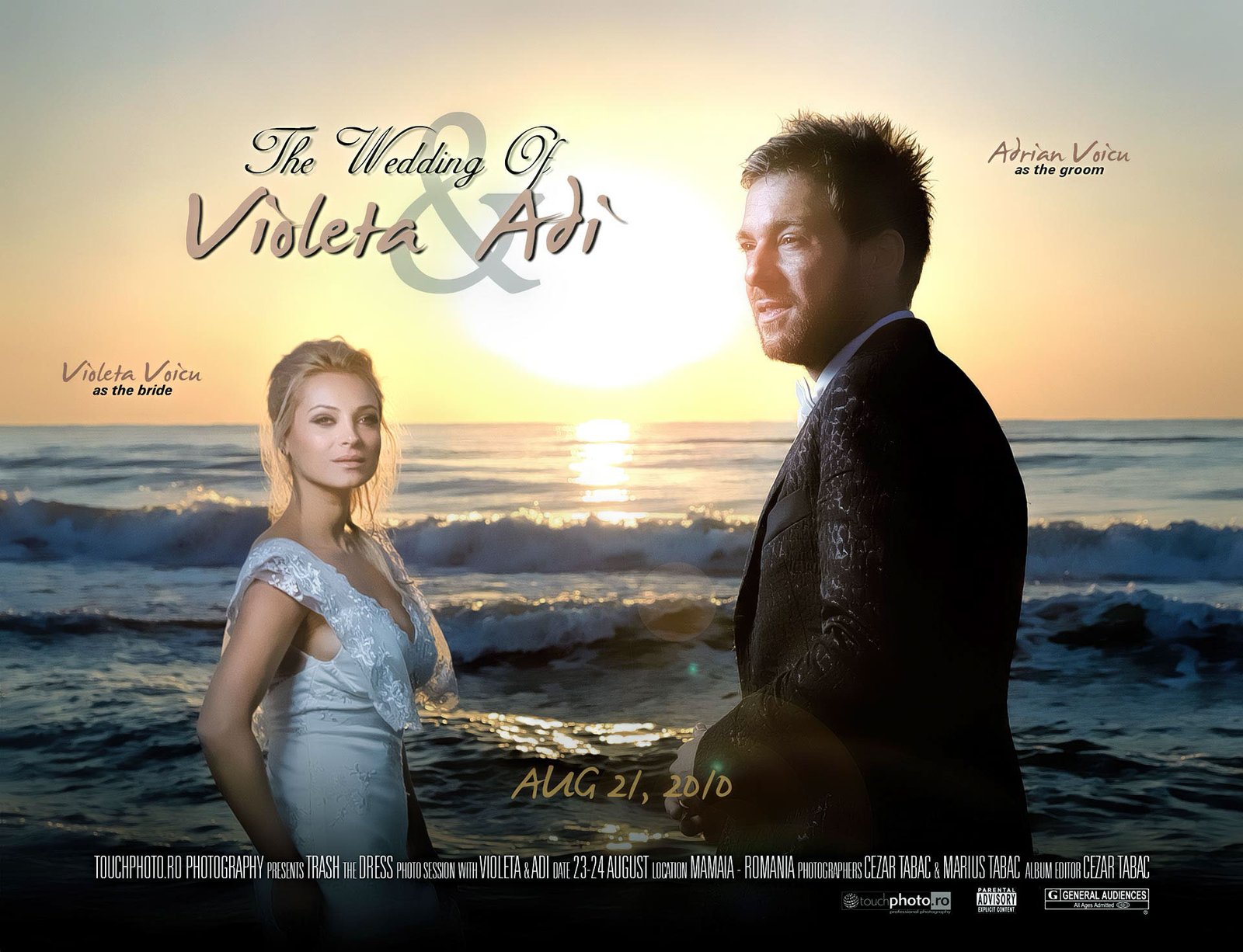 Ședință foto Trash the Dress spectaculoasă