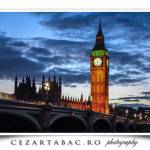 Renumitul pod si Big Ben-ul din Londra